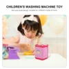 Dollhouse Plaything Mini Home Appliance Toy Washing Machine Child Pretend Role Cleaning 4