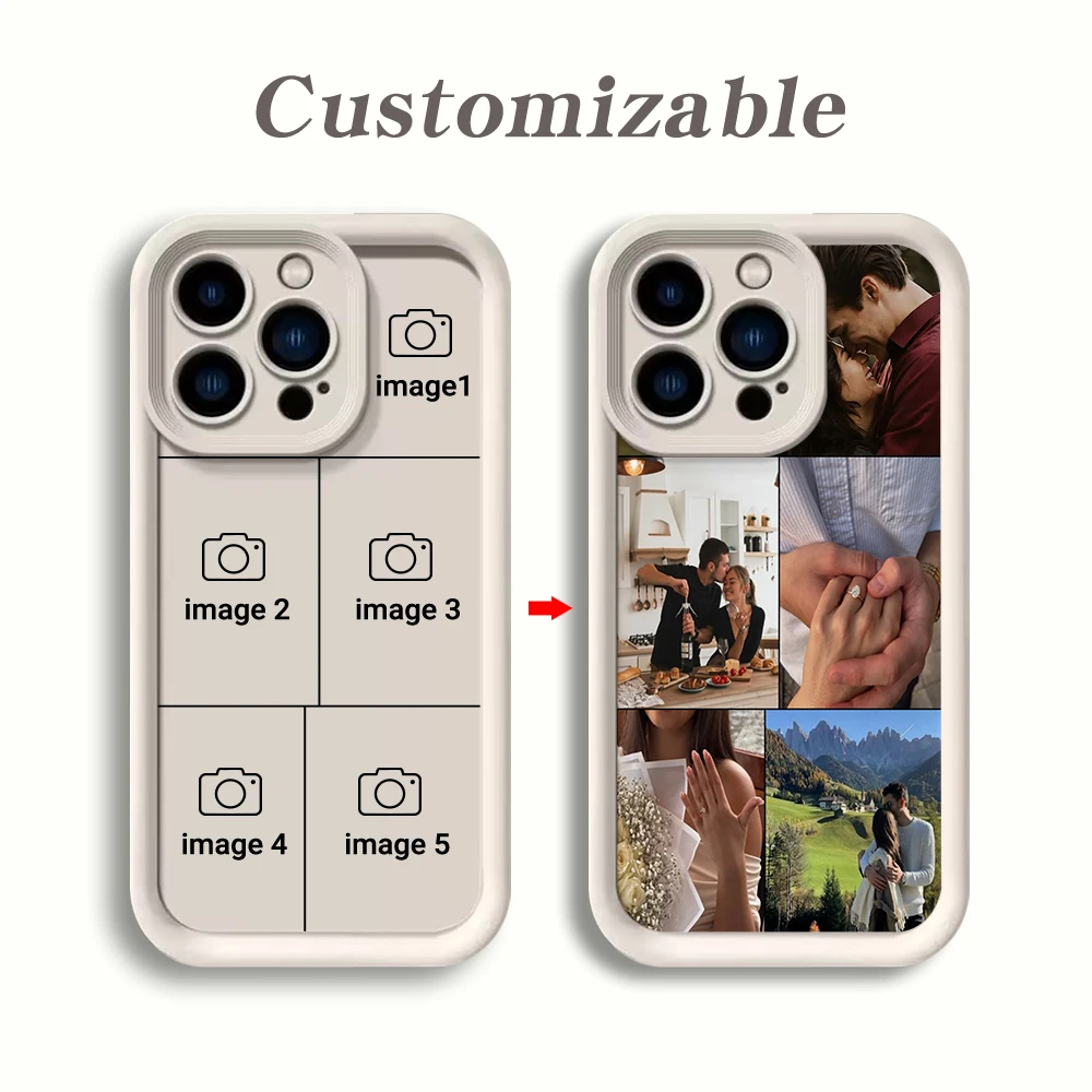 Personalized Photo Shockproof Soft TPU Phone Case For iPhone 17 Pro 16 15 14 13 12 11 Pro Max SE 2022 Plus16e X XR 7 8 17 Cover 3