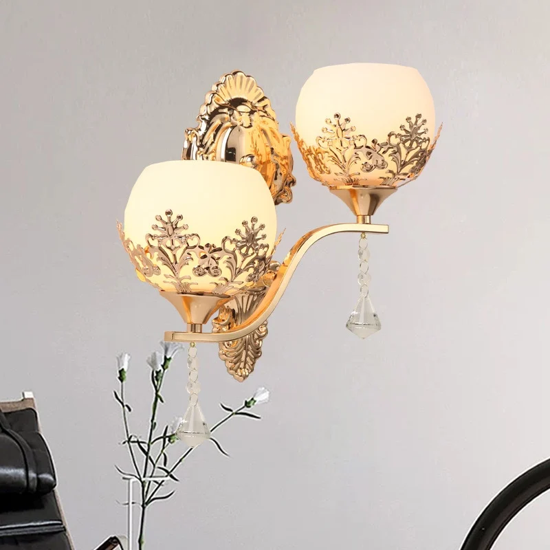CrystalLuxe LED Wall Lamp