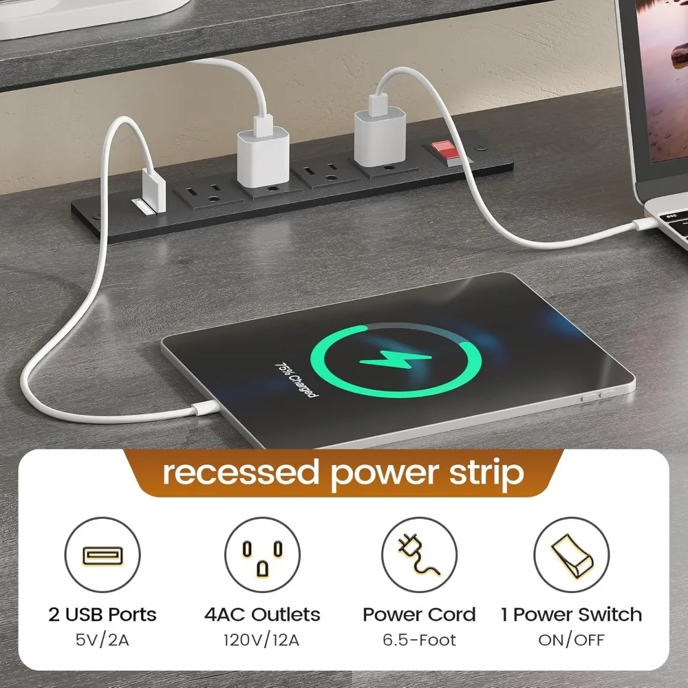 LED Gaming Office Desk 4