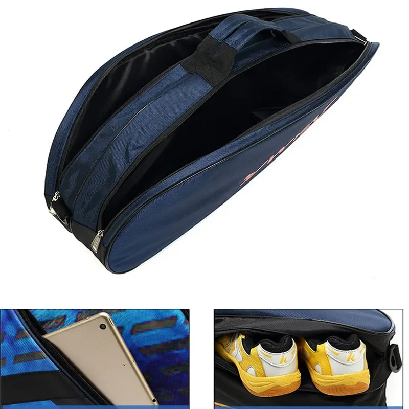 2024 Original Waterproof Badminton Racket Bag Single Shoulder Thicken Gymbag Sport Bags Tennis Badminton Bag Birthday Gifts 3