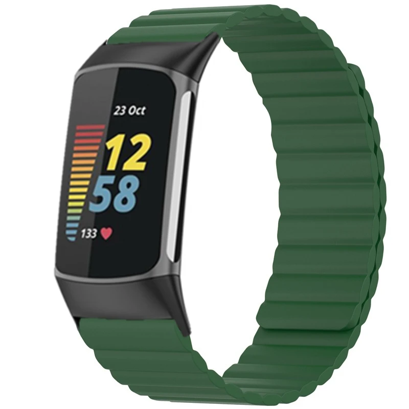 Magnetic Silicone Wristband Strap
