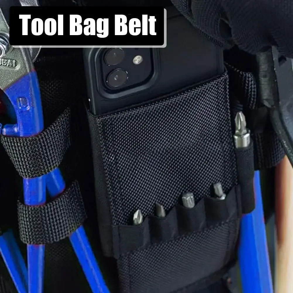 Work Belt Tool Bag Leg Tool Organizer Pouch Tactical Waist Bag Waist Tools Holder for Maintenance Worker Carpenter
