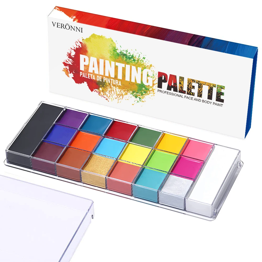 Beauty 20 Colors Face Body Painting Palette safe Party Makeup Helloween Festival Eye Face Make Up Face Paint Body Painting Oil 5