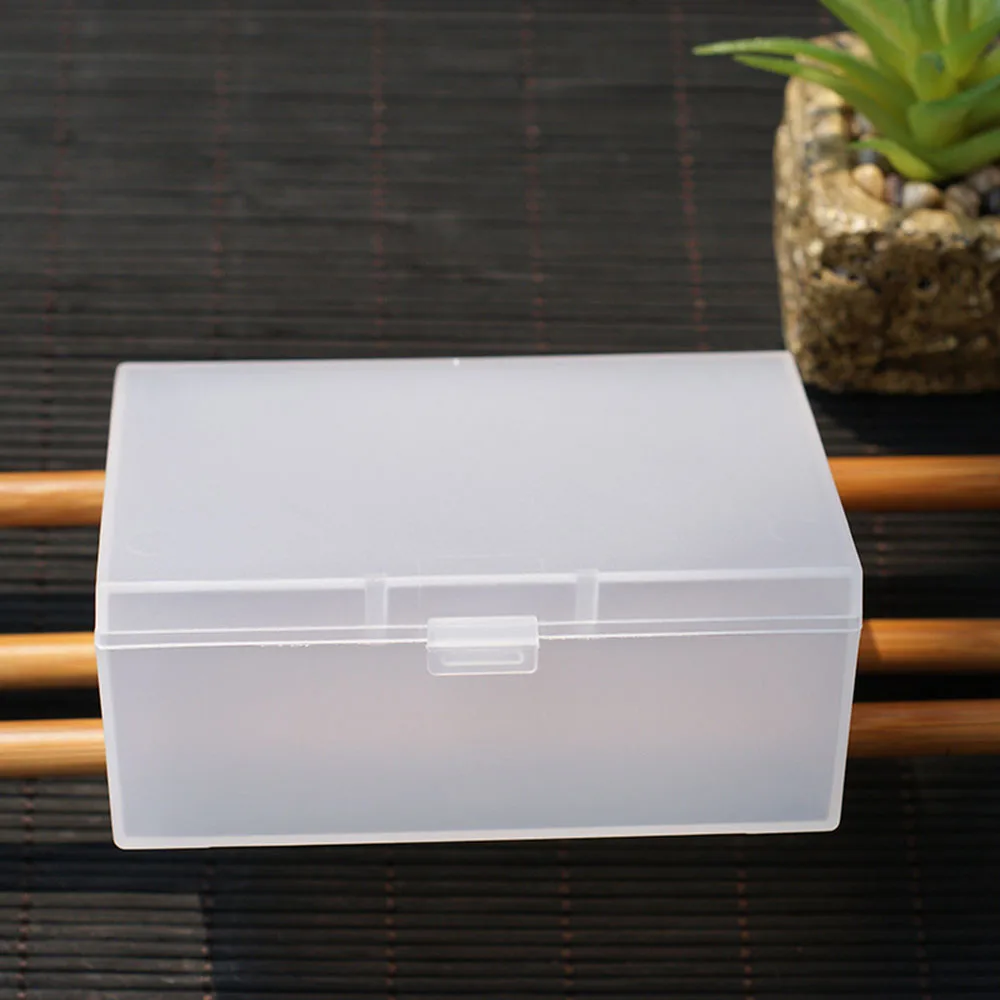 

Mini Plastic Box Rectangular Box Translucent Box Packing Box Storage Box Dustproof Durable Strong Jewelry Storage Case Container