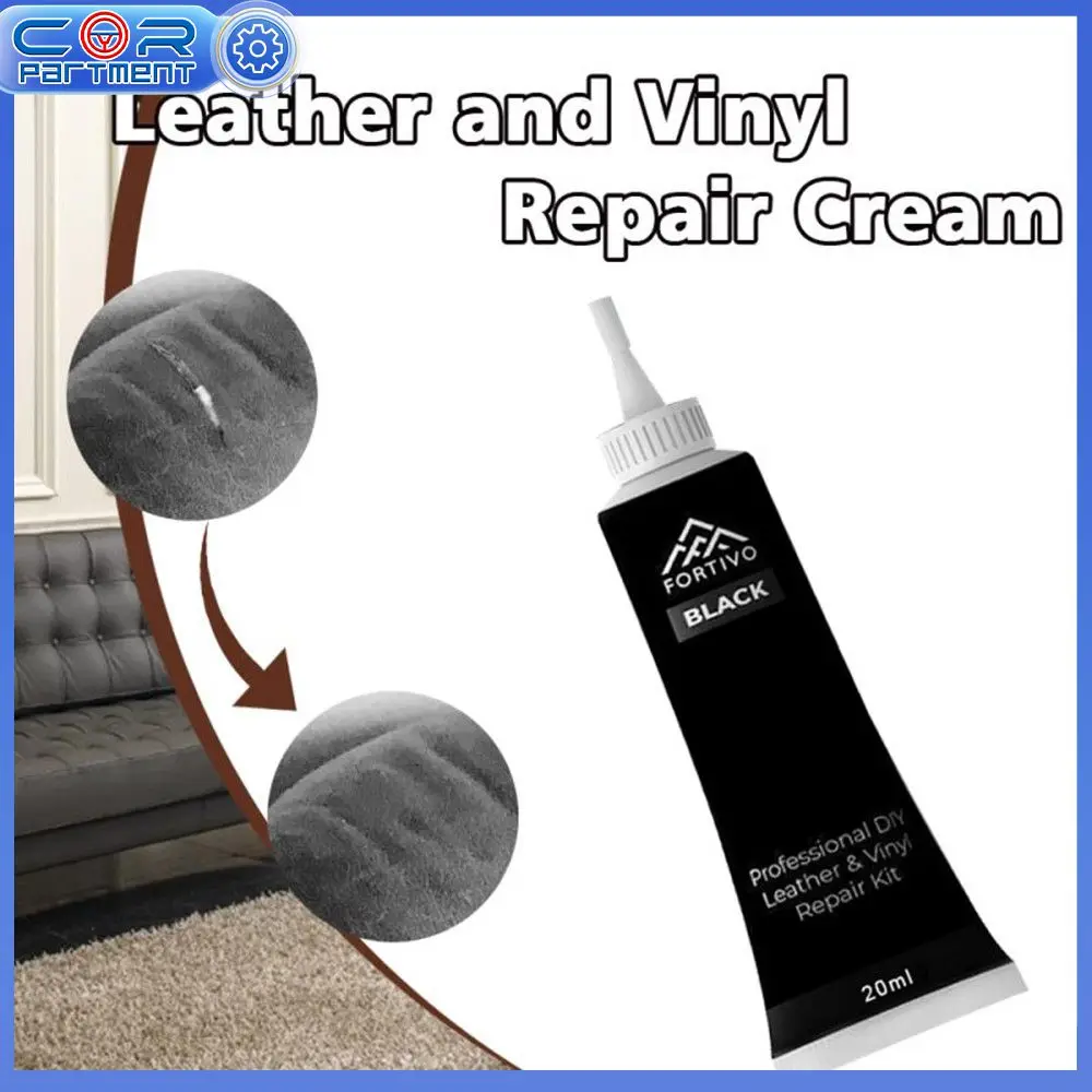 Car Leather Repair Gel Reconditioning Cream Car Care Repair Kit Furniture Couch Seats Sofa Coats Cream 20ml TSLM1