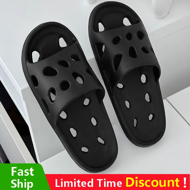 Cloud Slippers For Men Flip Flops Beach Sandals Bathroom Non-Slip Slides Men Women Slippers Indoor House Shoes Male Slipper