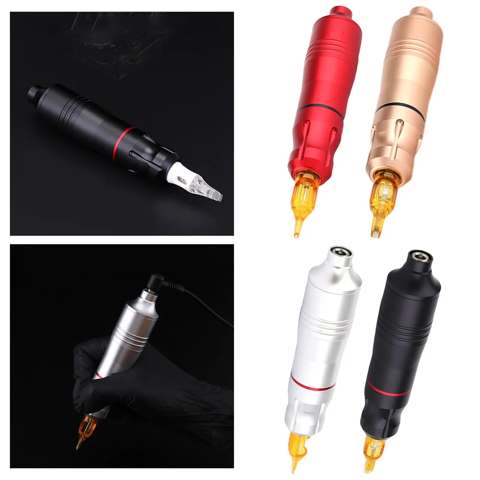 Rotary Machine Pen Low Noise Unibody for Body Art Beginners