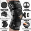 NEENCA Hinged Knee Brace Support for Knee Pain with Side Stabilizers&Gel Pad Arthritis Meniscus Tear Knee Pain Relief, ACL, PCL 2