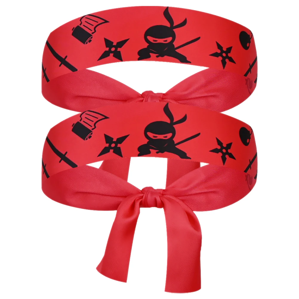 Headband Japanese Chef Sushi Bushido Karate Bandana Hairband Hair Hachimaki headwear Samurai Men Kitchen Costume Supply Bands 6
