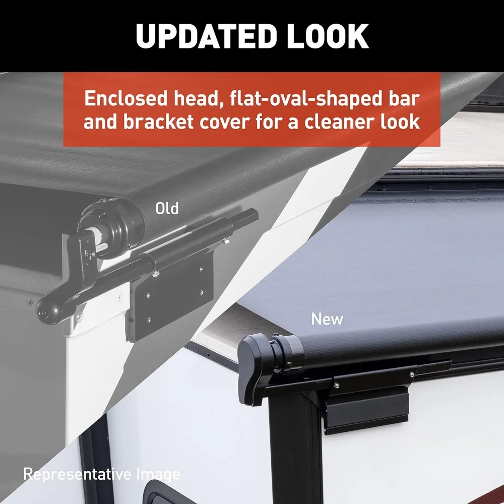 Black Slide Topper Awning - 13'6" (13'1" Fabric) 3
