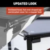 Black Slide Topper Awning - 13'6" (13'1" Fabric) 3