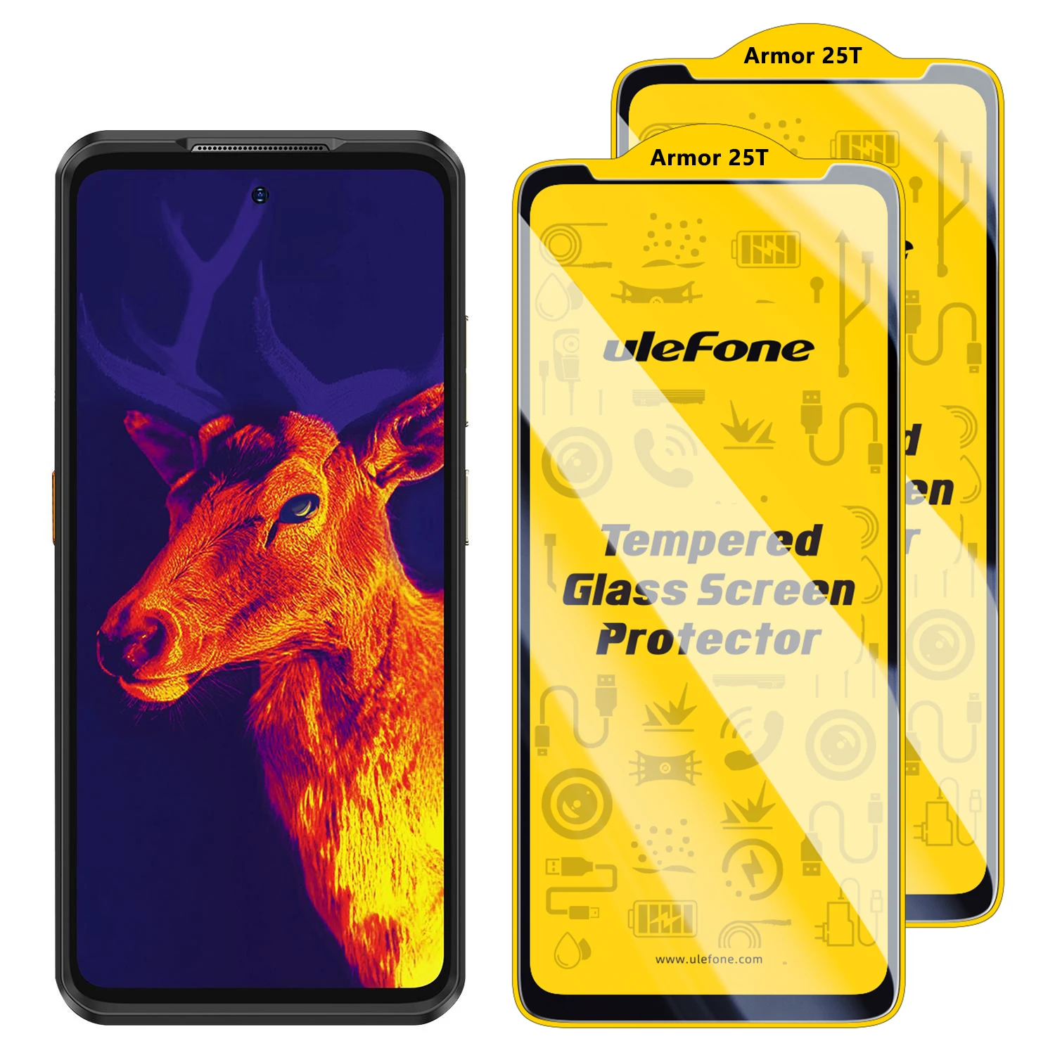 Premium 2PCS Anti-Fingerprint Tempered Glass Screen Protector - HD Clarity & Anti-Scratch