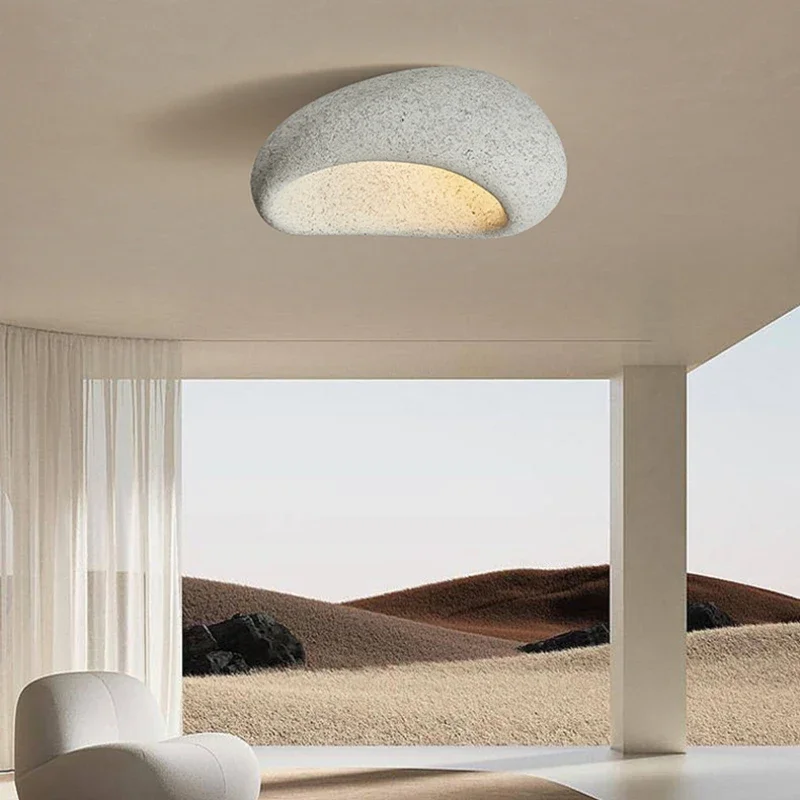 

Minimalist Nordic Wabi Sabi E27 Led Ceiling Lamp Chandeliers Japan Style Bedroom Ceiling Lights Lustre Decor Home Lamp Fixtures
