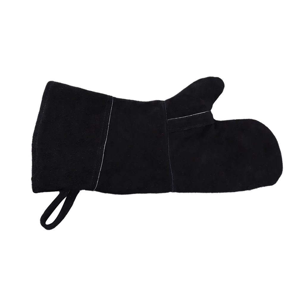 

1 пара, перчатки для барбекю, перчатки для защиты от высоких температур, изолированные перчатки для барбекю, перчатки для барбекю из воловьей кожи, перчатки для защиты от ожогов