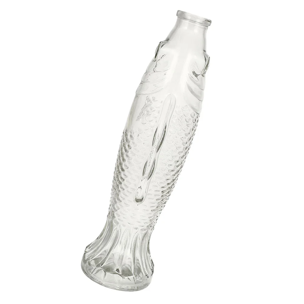 

Vase Glass Flower Fish Vases Centerpiece Table Plant Floral Holder Decorative Pot Wedding Crystal Bud Shaped Container Bottles