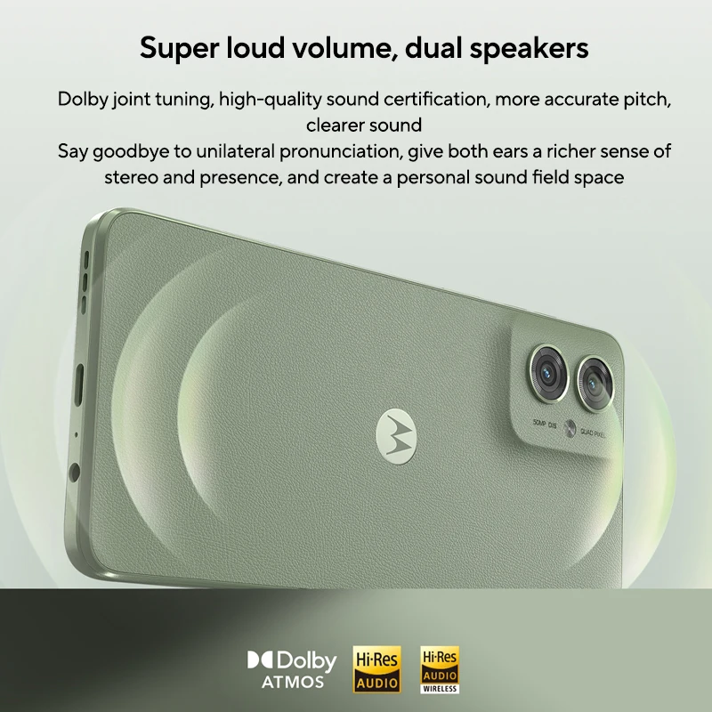 Motorola MOTO G55 Smartphone 6.5-inch 120Hz Display Global ROM MediaTek Dimensity 7025 CPU 256GB 50MP 5000mAh Cellphone