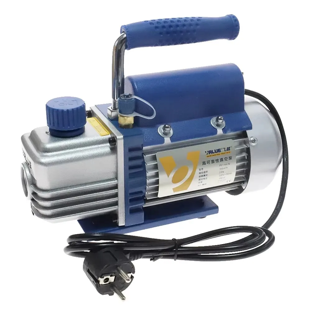 VALUE Refrigerant Vacuum Pump 220V for 1P Air Conditioning R410A R407C R134a R12 R22