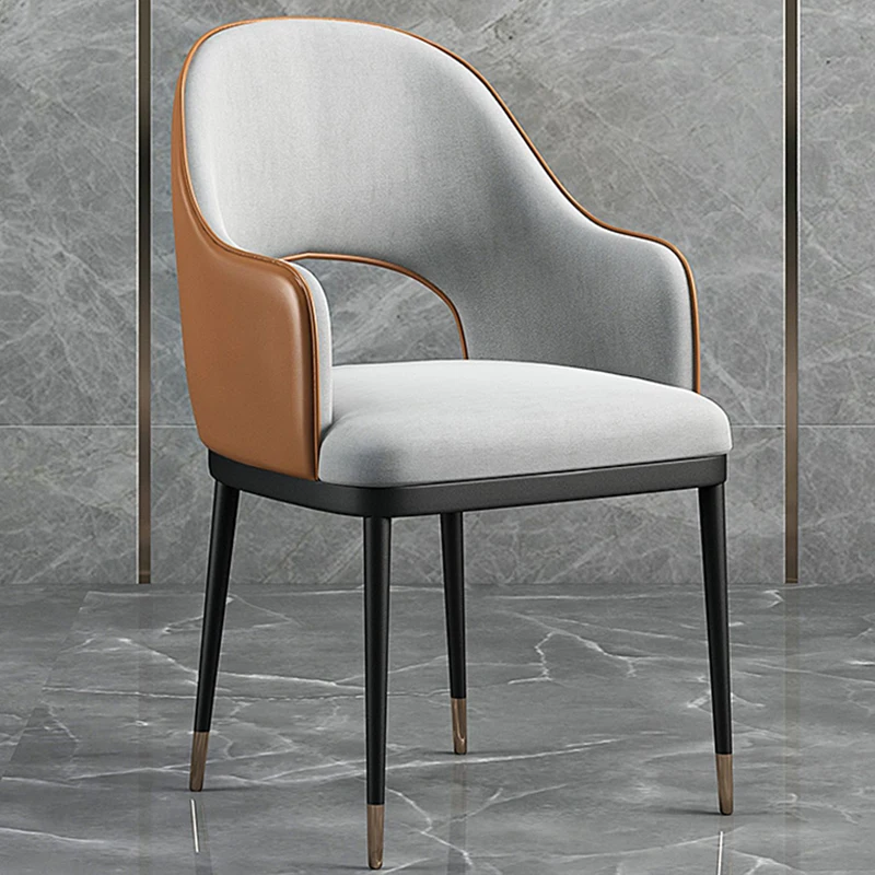 

Unique Office Nordic Dining Chair Bedroom Desk Makeup Mobile Steel Chairs Accent Living Meubles De Salon Home Furniture WXH30XP