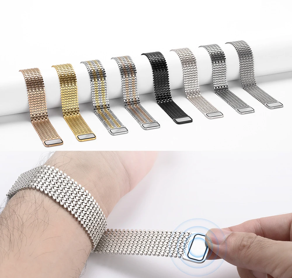 Magnetic Metal Link Chain Bracelet