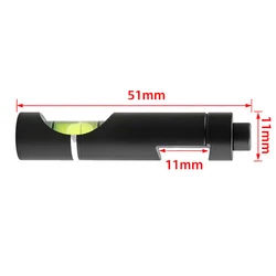 Universal Spirit Bubble Level for Tactical Riflescope and Hunting Rail Adapter (11mm Picatinny)