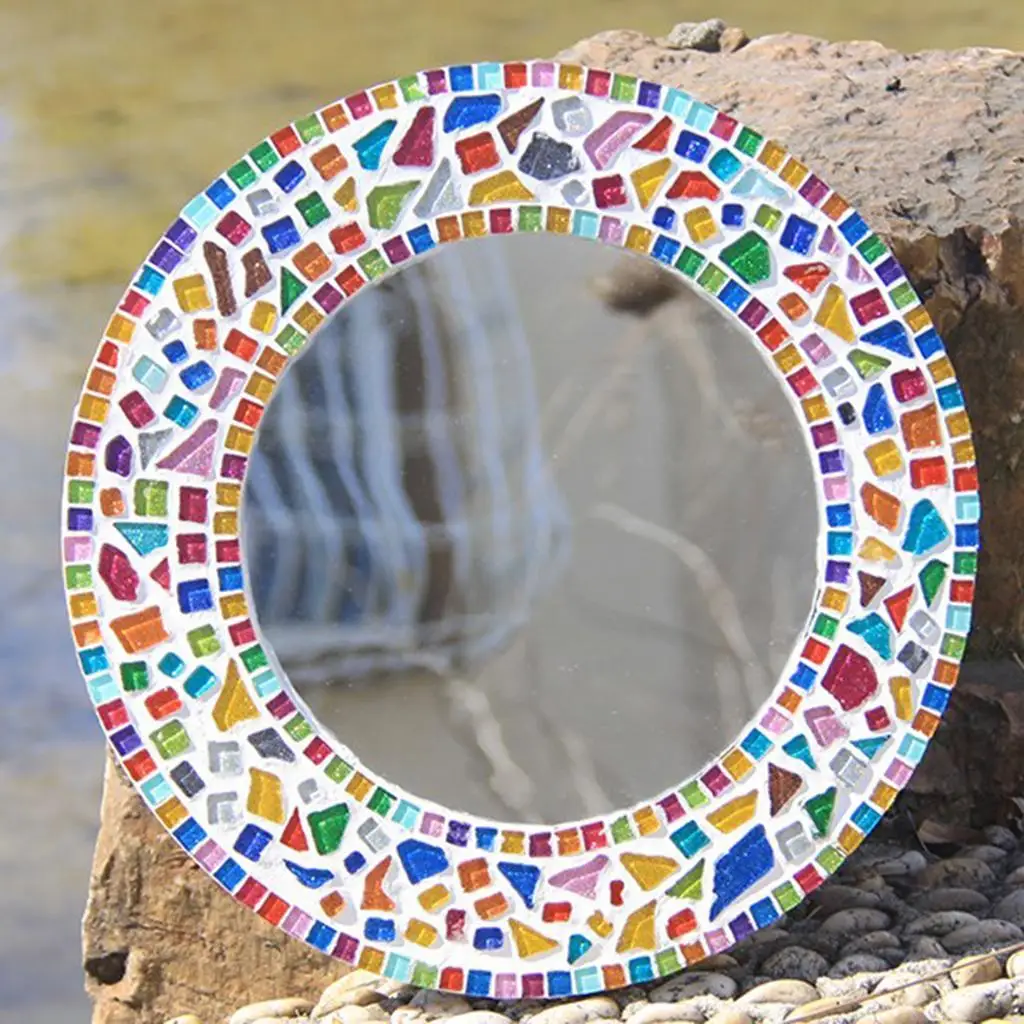 3x Lot Colorful Vitreous Glass Mosaic Tiles Pieces for Mosaic Making Kids Toys