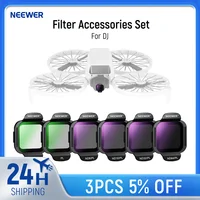 NEEWER ND/PL Filter Accessories Set For DJI Flip Drone Snap On HD Optical Glass Neutral Density Polarized ND Lens Filter Kit 1