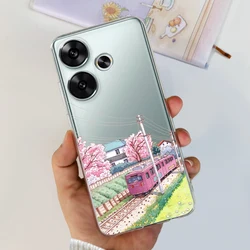 Stylish Painted Soft Silicone Phone Case - 6.79'' Protective Back Cover for Xiaomi Redmi 13 (653)