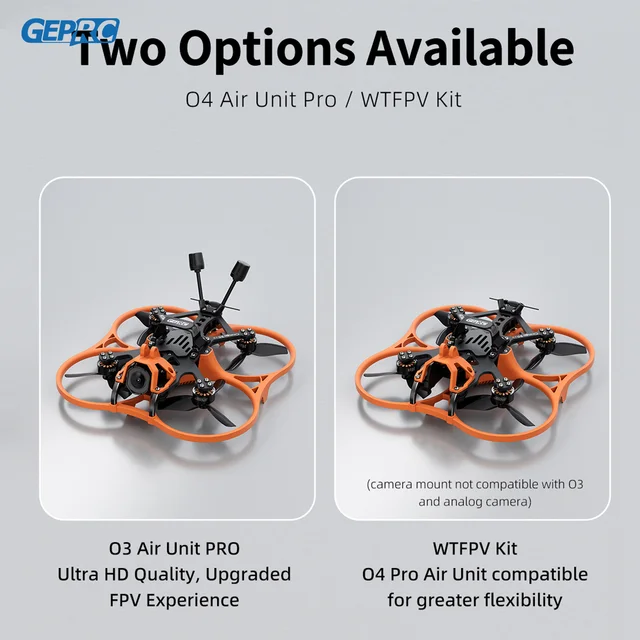 GEPRC Cinelog30 V3 FPV Quadcopter O4 Air Unit PRO /WTFPV TAKER F722 45A 32Bit AIO SPEEDX2 1404 3850KV LED BEC RC Freestyle Drone 4