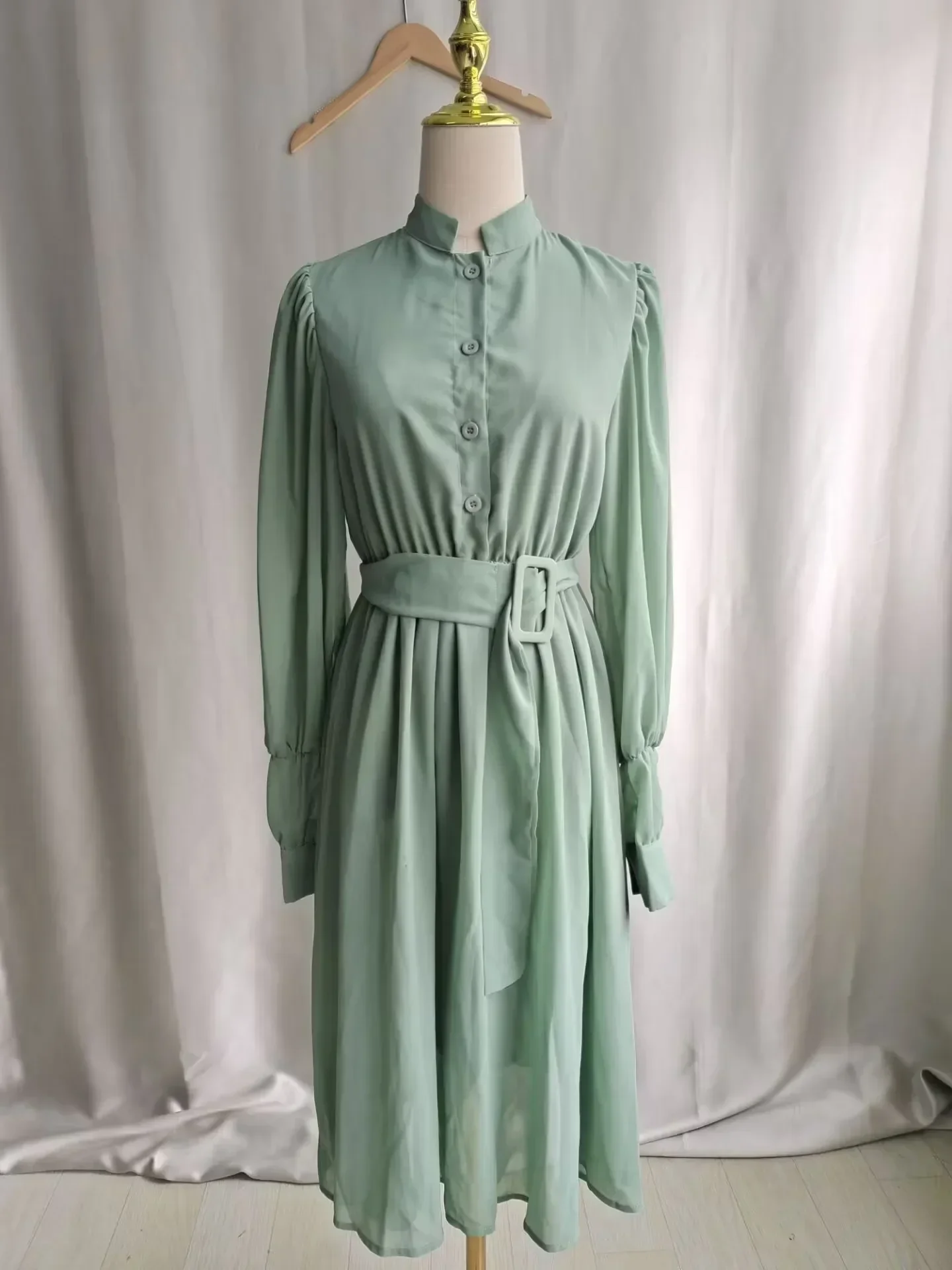 green emerald velvet dress Vacation Dress in Matcha Green