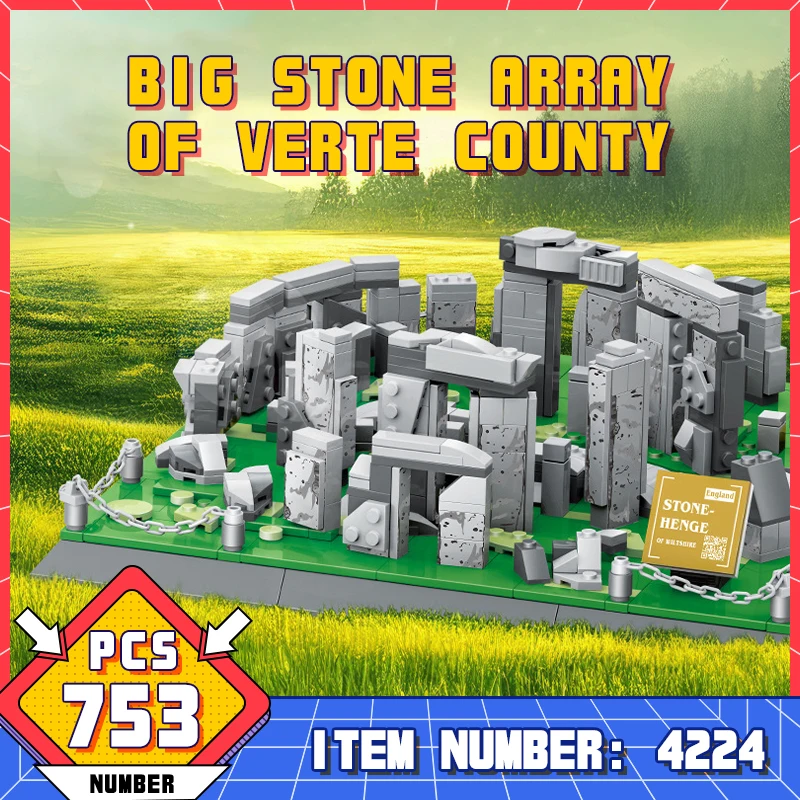WG4224 World Famous Landscape Wilt Stonehenge Building Blocks
