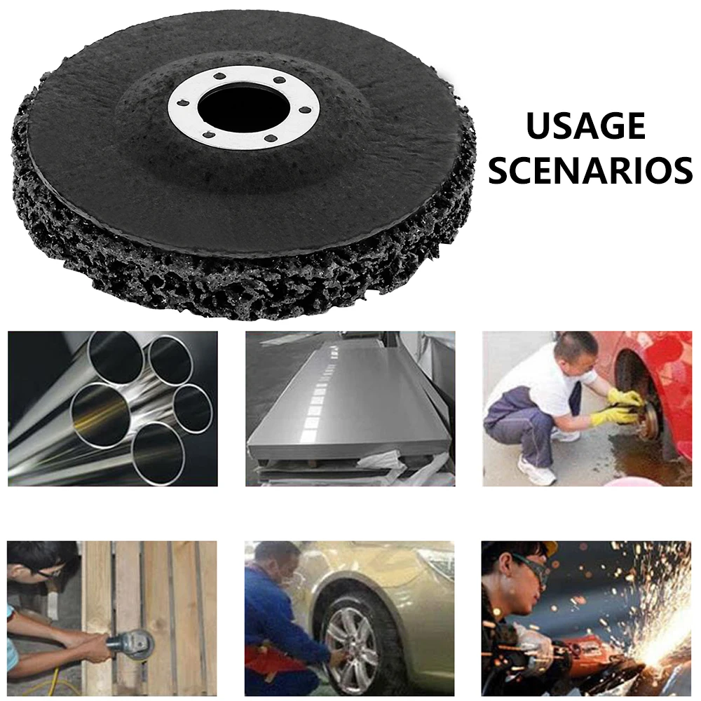 Stripping Wheel 5Pcs Black Strip Discs Abrasive Quick Abrasive Strip Disc Clean & Remove Paint Coating Rust and Oxidation grinding disc abrasive wheel grinding wheel