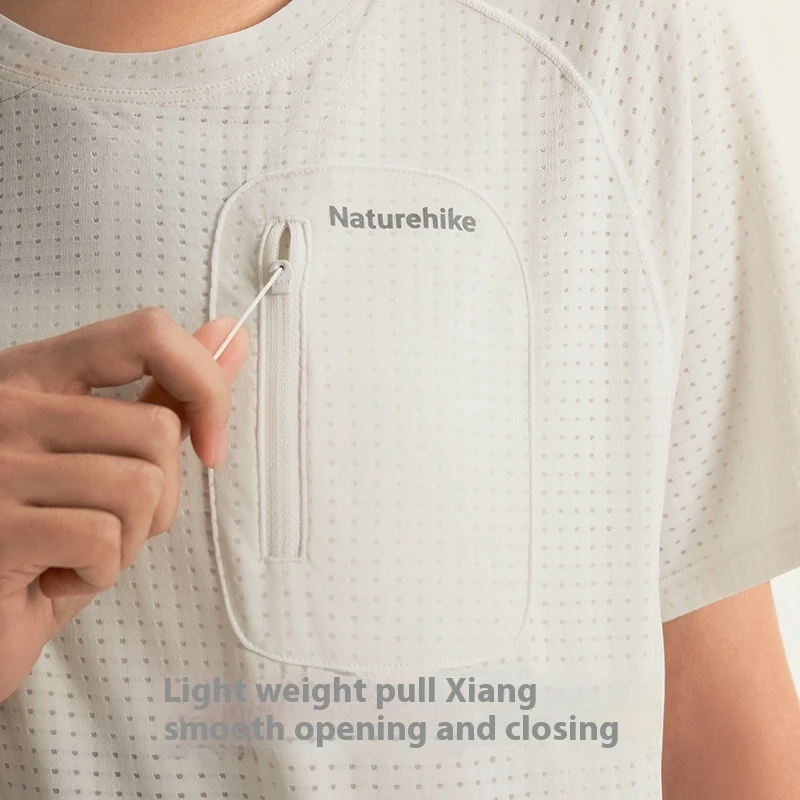 Naturehike Quick Drying T-shirts Short Sleeves Summer Sports UPF 50+ Fit Swimming Outdoor Camping Breathable Soft GYM Clothes