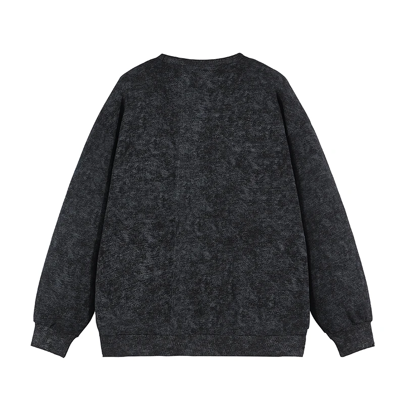 

Толстовка мужская с круглым вырезом, повседневная кофта с длинным рукавом, с принтом граффити, в американском ретро стиле, Осень-зима