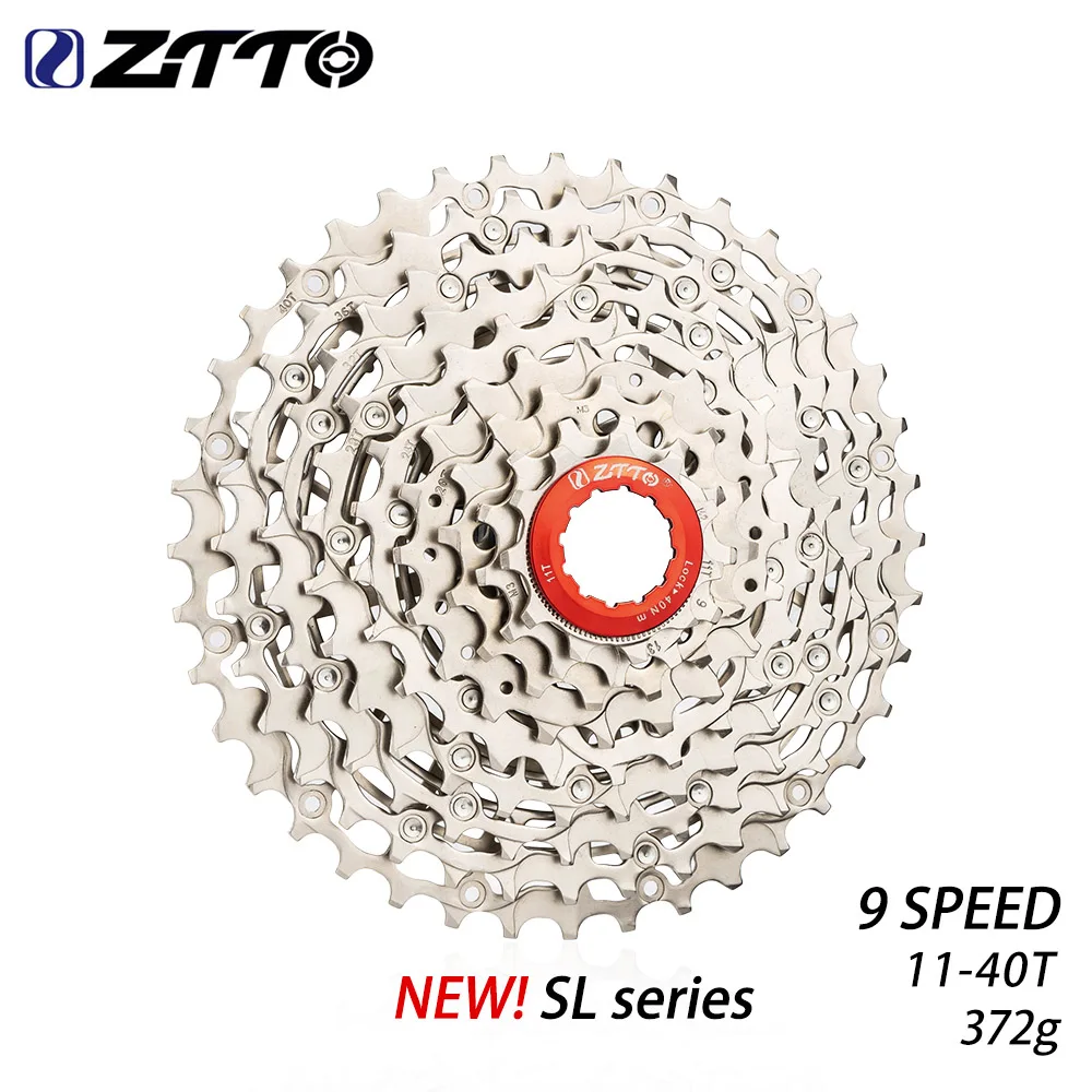 999.9 S-351T 49▫︎21 140 ZTTO MTB 9 Speed SL 11-40T 11-42T Cassette U4000 9speed 11- 42