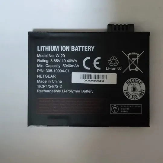Batteria Netgear Netgear Ethernet M5 Batteria Router Mr5200 Batteria Netgear W-20