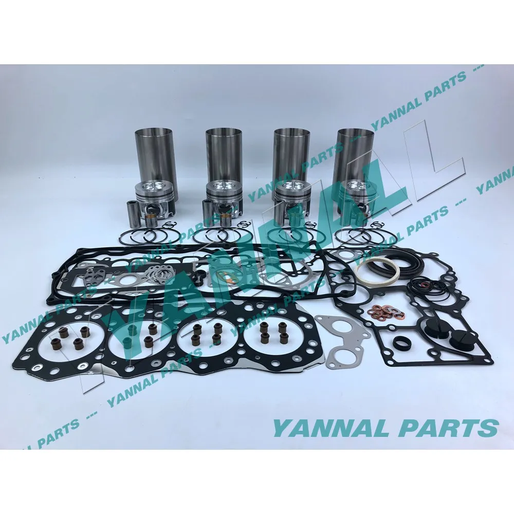 

4JJ1 Cylinder Liner Kit With Gasket Set For Isuzu Excavator Engine