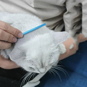 Pet Grooming Comb Pet Grooming Tool Undercoat Rake for Pet Cats Dogs Easy To Remove Tangles Small Medium Large Dogs Product 4