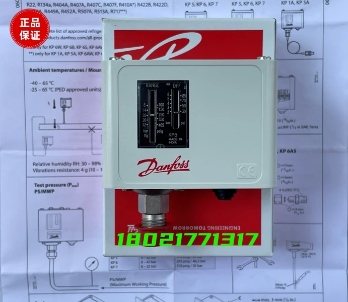 

Danfoss KP Series Pressure Switches Are Suitable For Gas Media And Can Automatically Adjust High Sensitivity Controllers