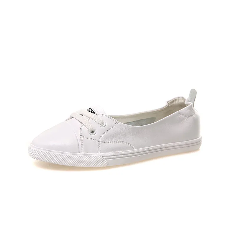 

solid simple design style flat shoes