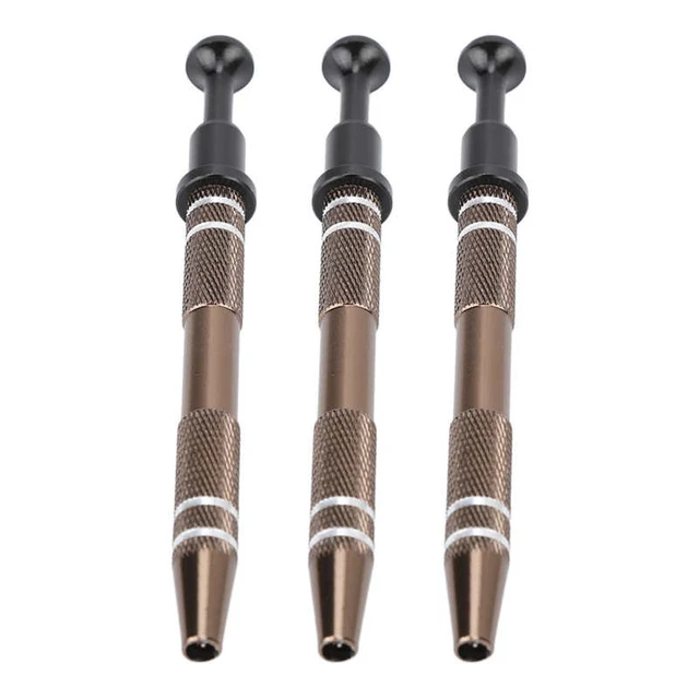 3Pcs Jewelry Prong Tweezer Alloy 4 Prongs Piercing Ball Grabber Tool for  Small Parts Pickup for