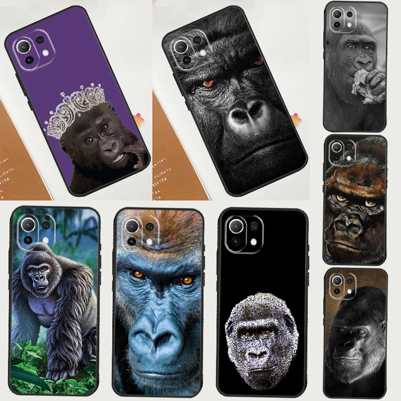 Чехол с рисунком обезьяны и гориллы для POCO F5 X3 X5 Pro X4 F4 GT C40 M5s F3, чехол для Xiaomi 13 12 Lite 12T 11T Pro 12X