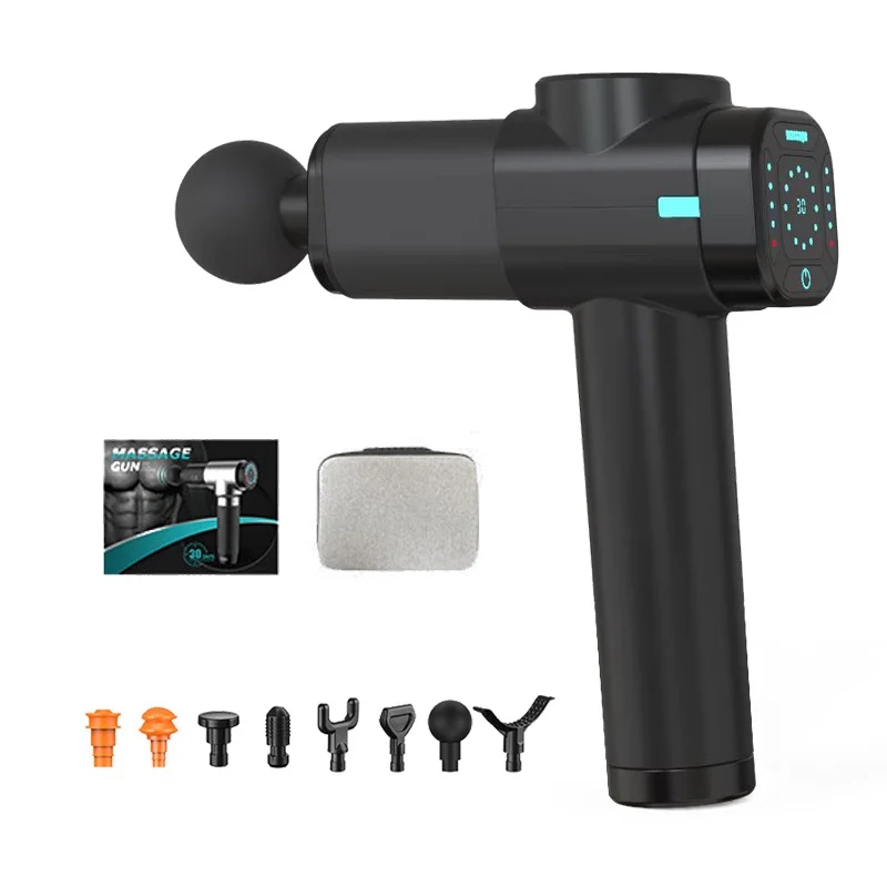 

2023 Professional Fascial Massage Gun 2023 Mini Handheld Percussion Neck and Back Muscle Tissue Relax Sport Fitness Massager
