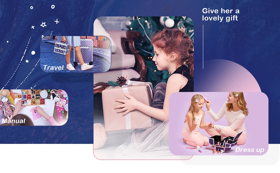 Compact and Stylish Makeup Case