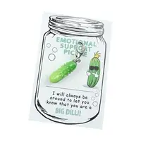 Funny Pickle Keychain Emotional Support Resin Lucky Cucumber Keyring Bag Pendant Miniature Food Pickle Keyring Decoration With 1