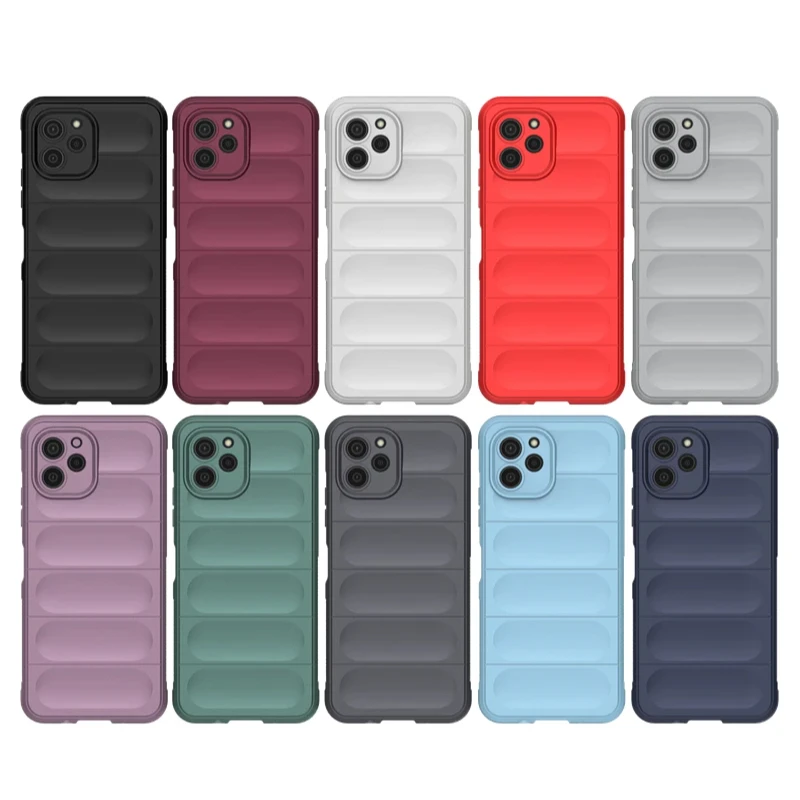Shockproof Armor Phone Case - Liquid Silicone Anti-Fall Back Cover