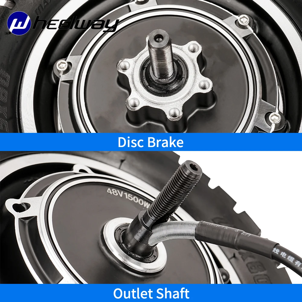 Electric Scooter Motor Folding Scooter Wheel Shared for Dual Drive Motor 10 inch 48V 1000W 60V 1200W 1500W 50 km/h ebike motor kit