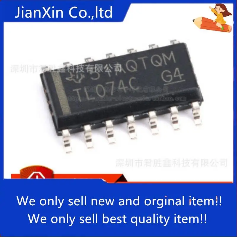 

20pcs 100% orginal new TL074CDR SOP14 SMD Operational Amplifier