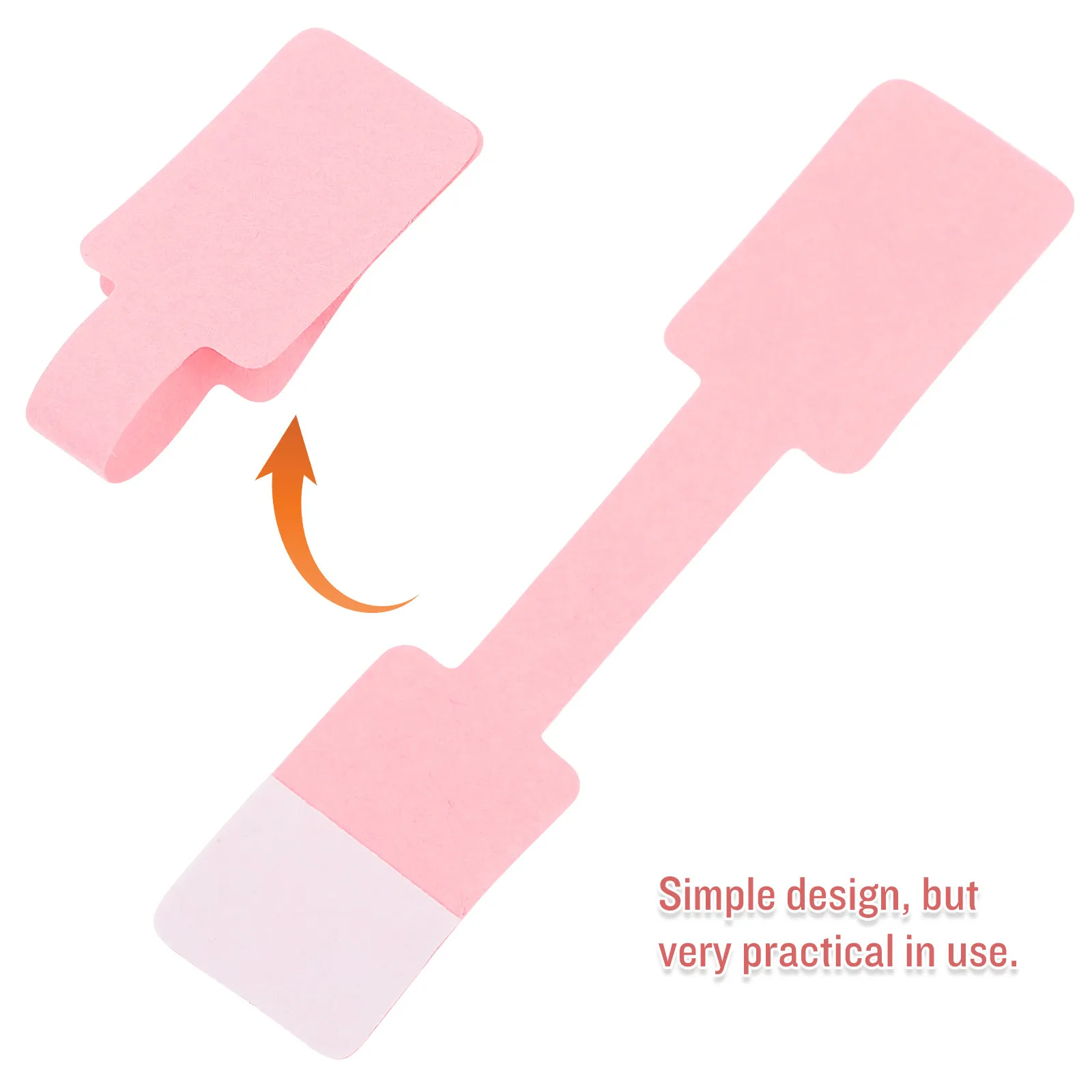 100pcs 쥬얼리 라벨 스티커 반지, 목걸이, 귀걸이, 팔찌, 시계용 빈 접착식 가격표, 필기 가능, 제거 가능, 없음