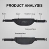 Outdoor Running Fitness Waist Bag Ultra-thin Mobile Phone Elastic Sports Waterproof Close-fitting Mobile Phone Bag Waterproof 6